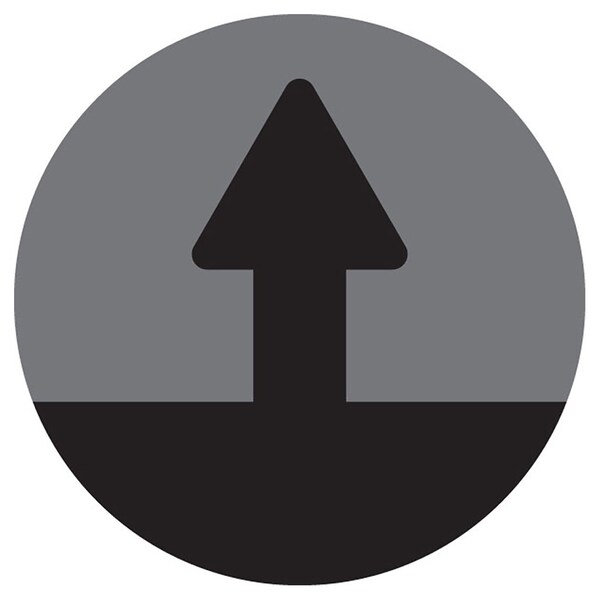Identity Group Arrow Only, 2 color, Gray, 15" 8603GY